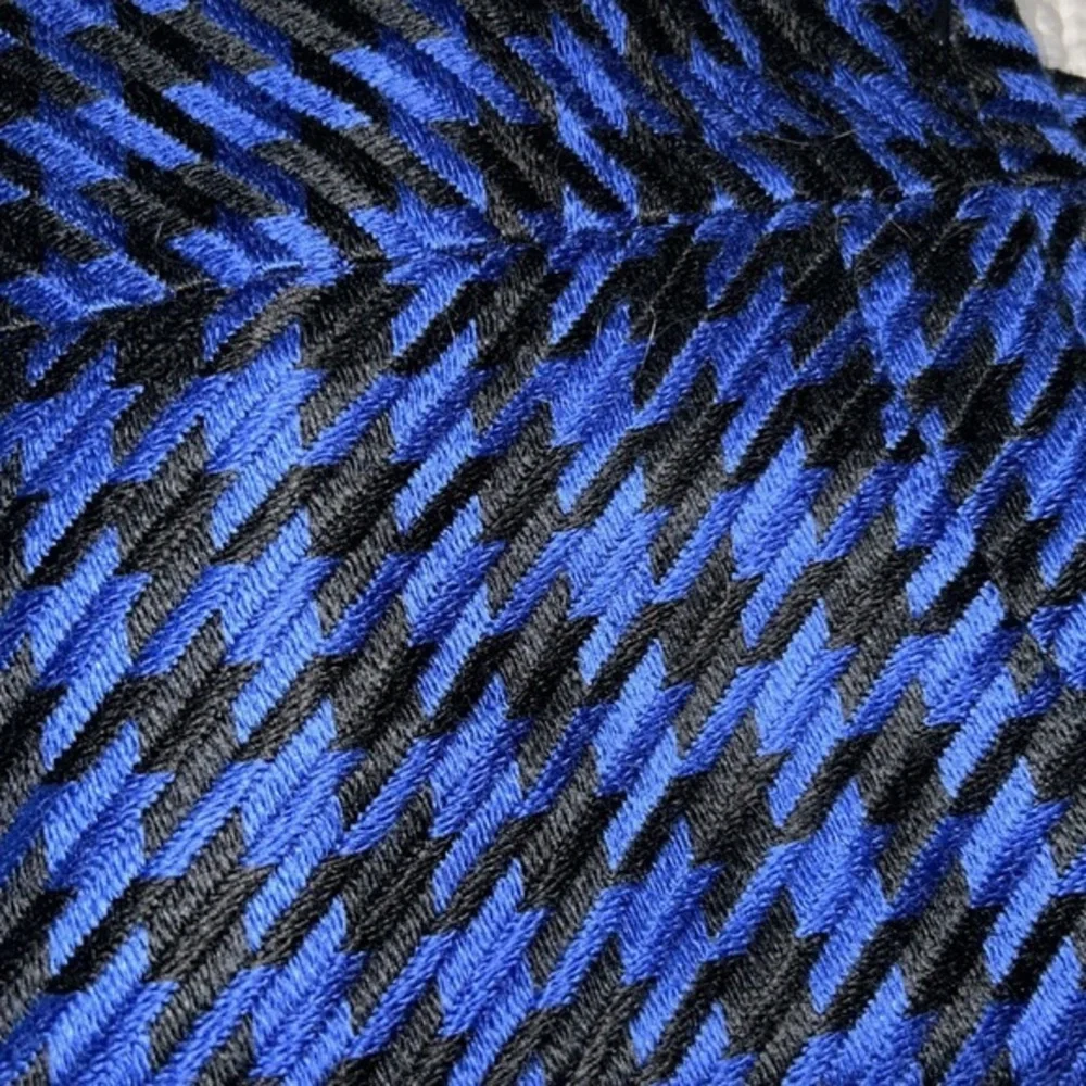The Limited Y2K Houndstooth Blue/Black Classic Mini Skirt Sz 6 Minimalist‎
